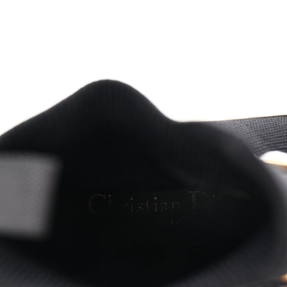 Christian Dior Technical Knit Calfskin Womens Walk'N'Dior High Top Sneakers 38.5 Black 8 of 9