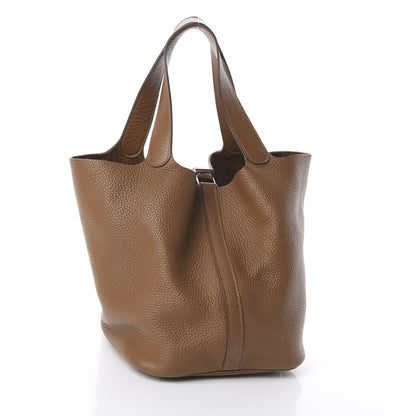 Hermes Taurillon Clemence Picotin Lock 26 GM Alezan 2 of 9