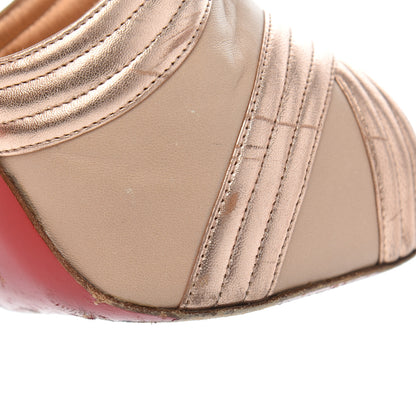 Christian Louboutin Nappa Silk Josefa 120 Platform Sandals 36.5 Nude 18 of 20