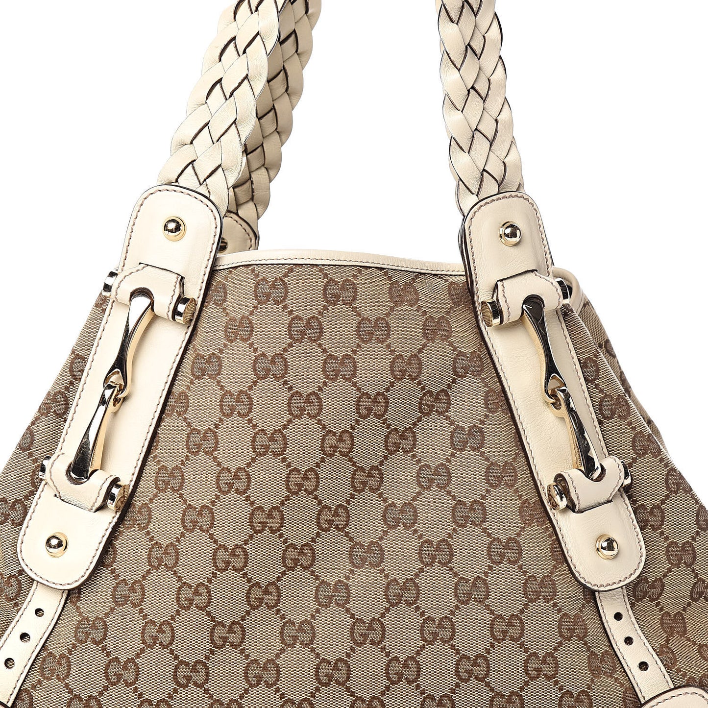 Monogram Small Pelham Shoulder Bag Off White