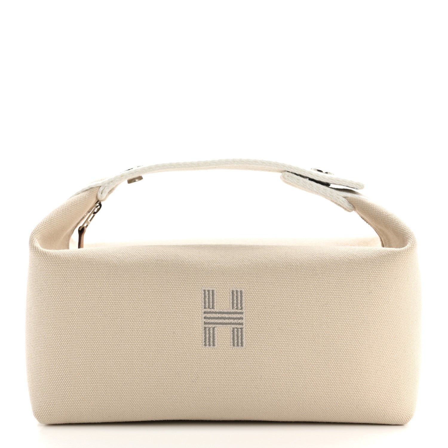 Hermes Canvas Small Bride-A-Brac Pouch Natural 1 of 6