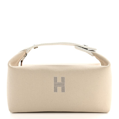 Hermes Canvas Small Bride-A-Brac Pouch Natural 1 of 6