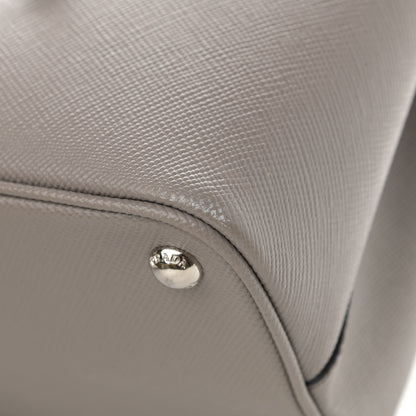 Prada Saffiano Cuir Small Double Handle Tote Pomice 12 of 12