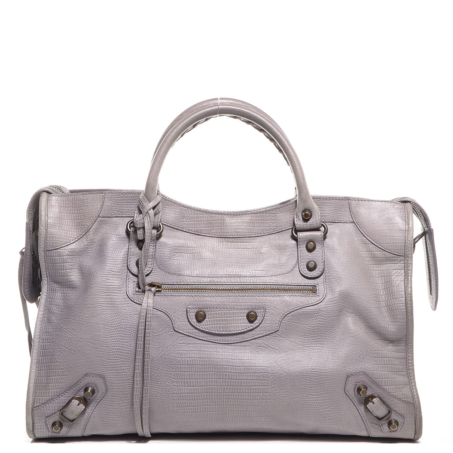 Balenciaga Agneau Lizard Embossed City Fer 1 of 12