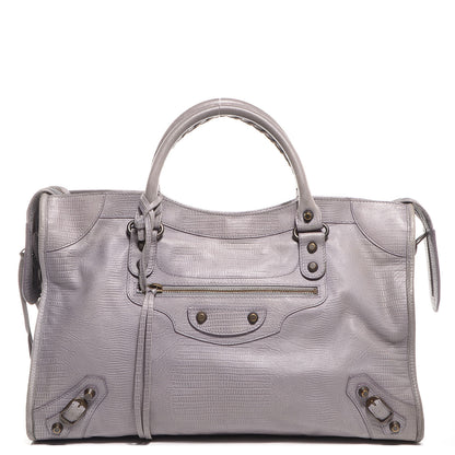 Balenciaga Agneau Lizard Embossed City Fer 1 of 12