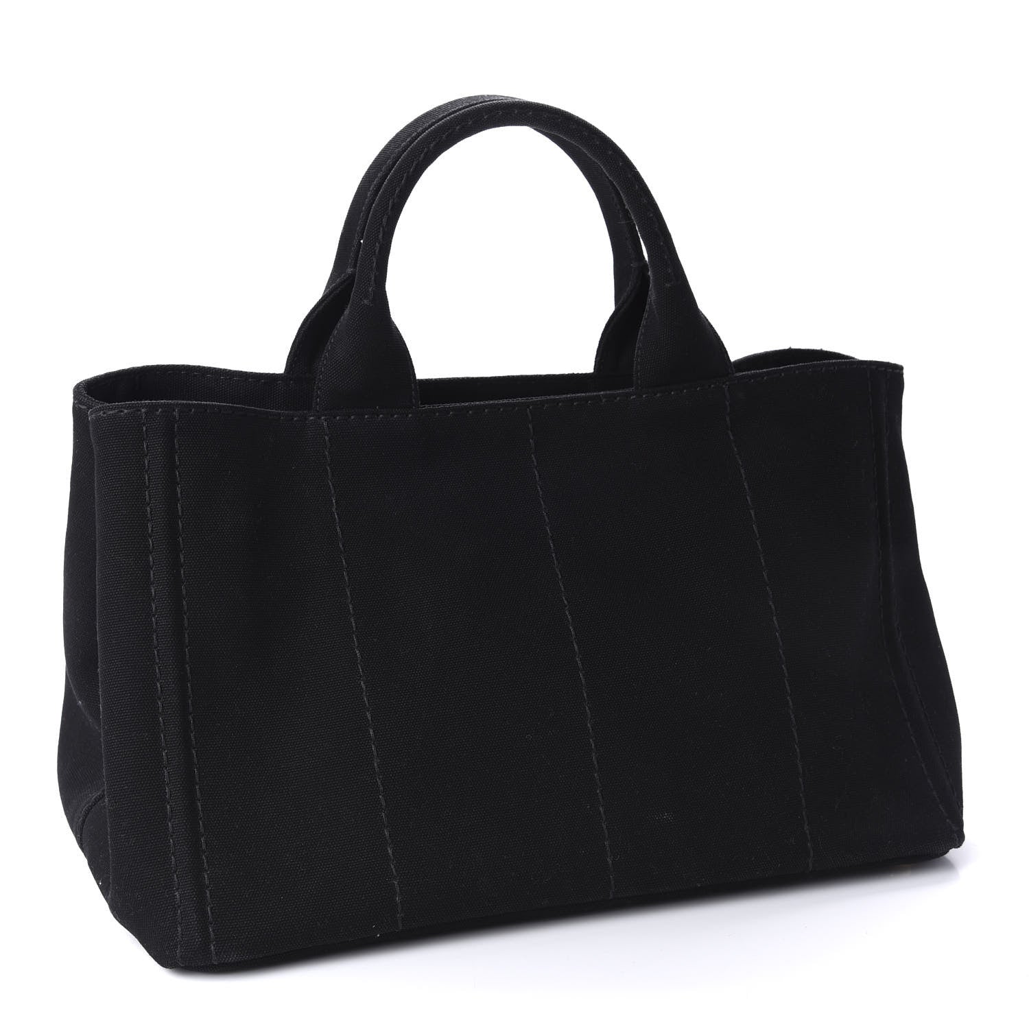 Prada Canapa Logo Tote Black 3 of 11