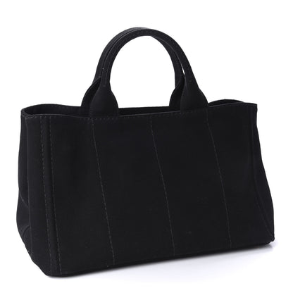 Prada Canapa Logo Tote Black 3 of 11