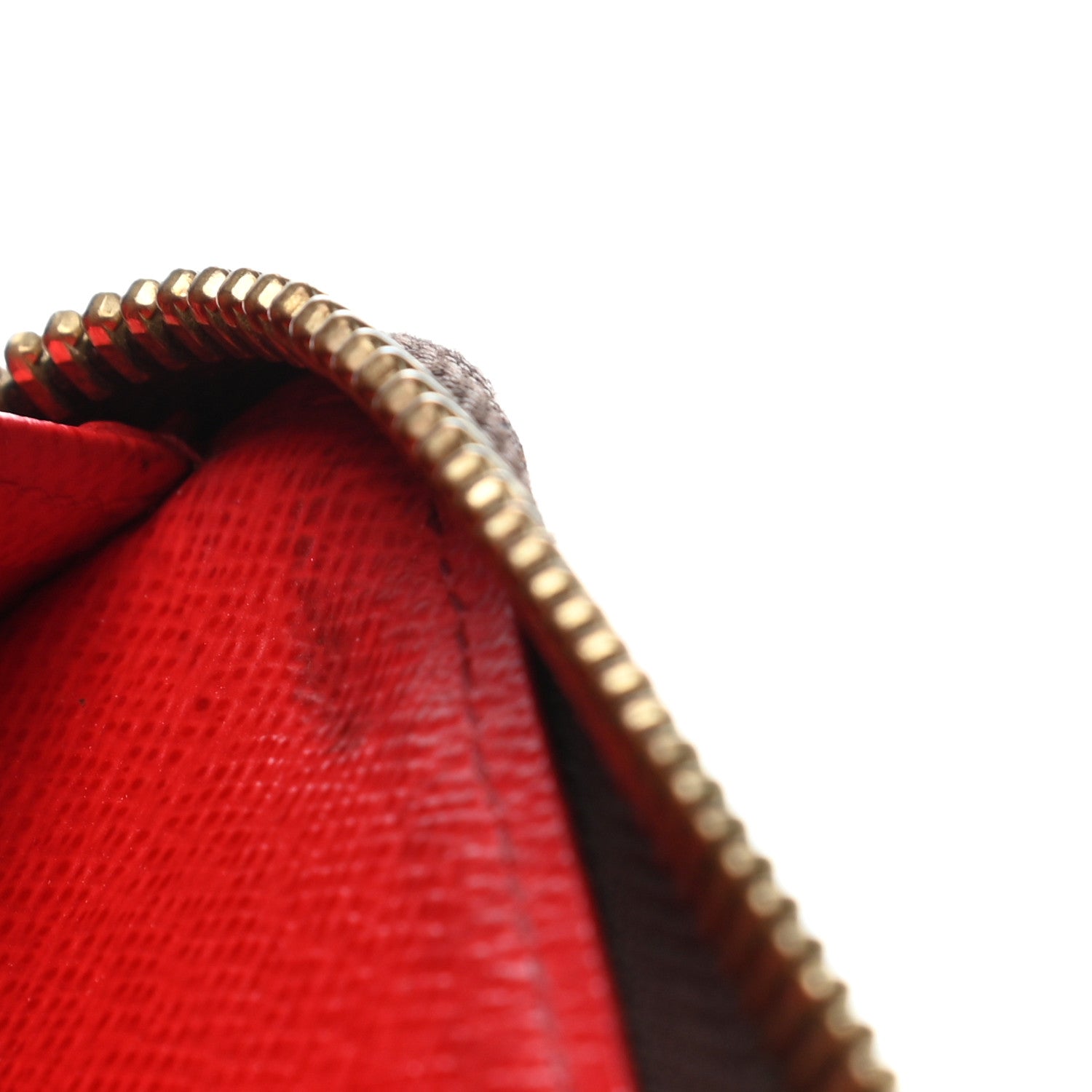 Louis Vuitton Monogram Kusama Pumpkin Dots Zippy Wallet Red 9 of 12