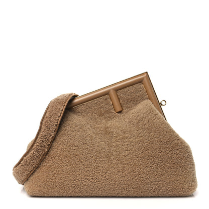 Fendi Shearling Medium Fendi First Camel 1 of 13