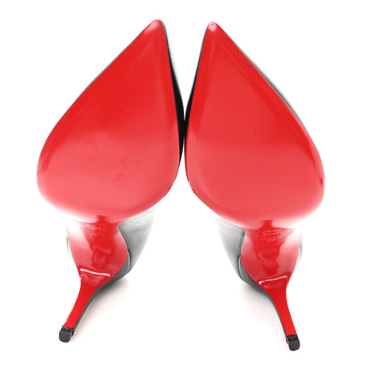Christian Louboutin Shiny Nappa Pigalle Follies 85 Pumps 38 Black 6 of 10