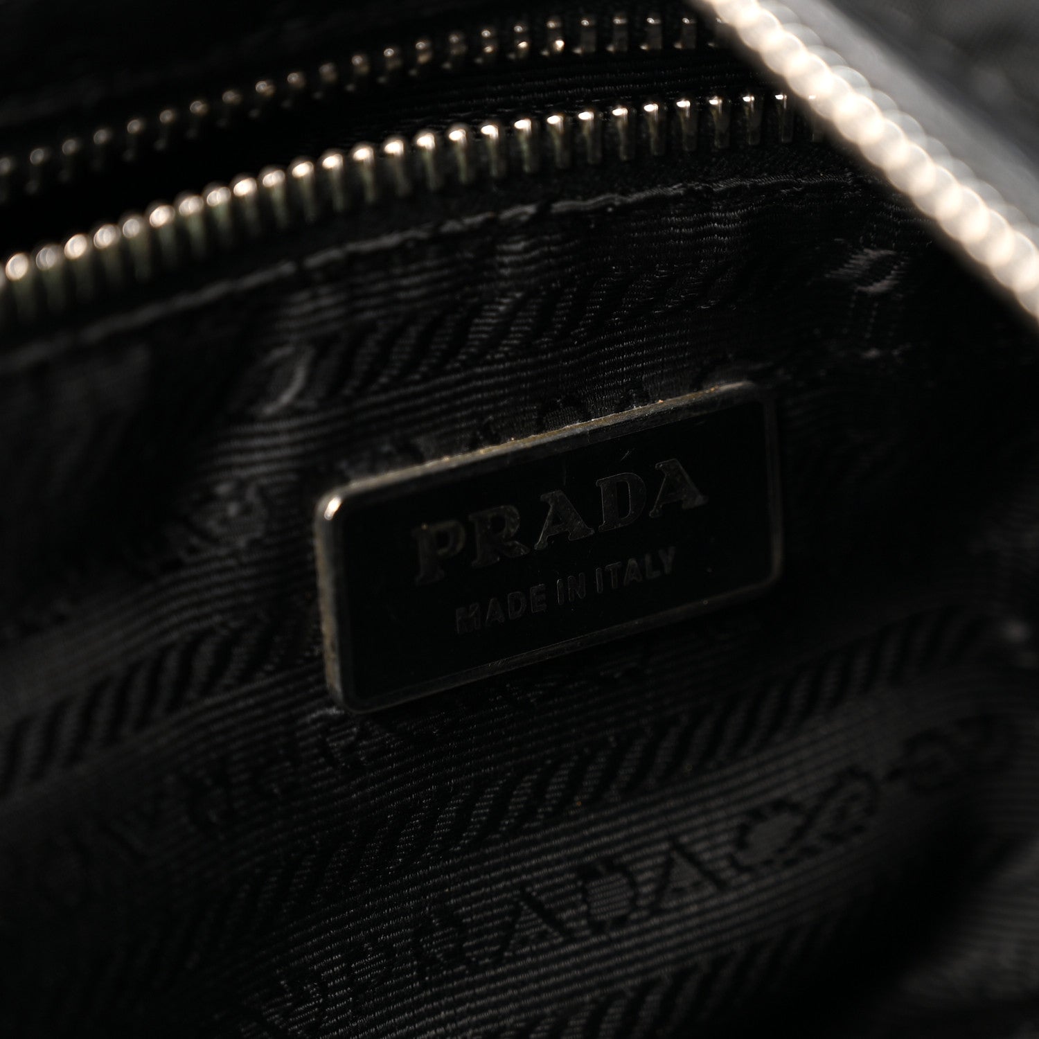 Prada Nylon Tessuto Impuntu Quilted Shoulder Bag Black 5 of 13
