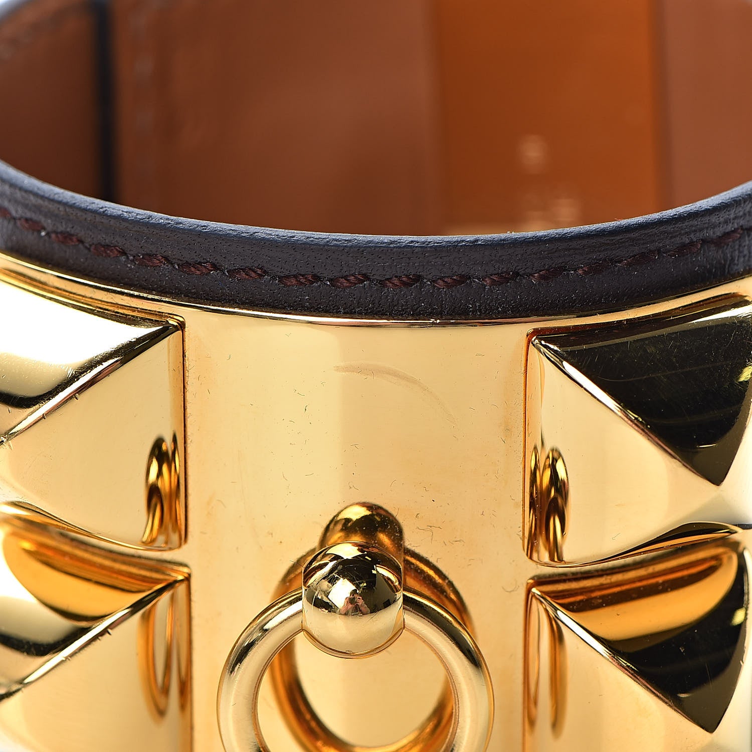 Hermes Chamonix Collier de Chien CDC Bracelet S Chocolate 7 of 8
