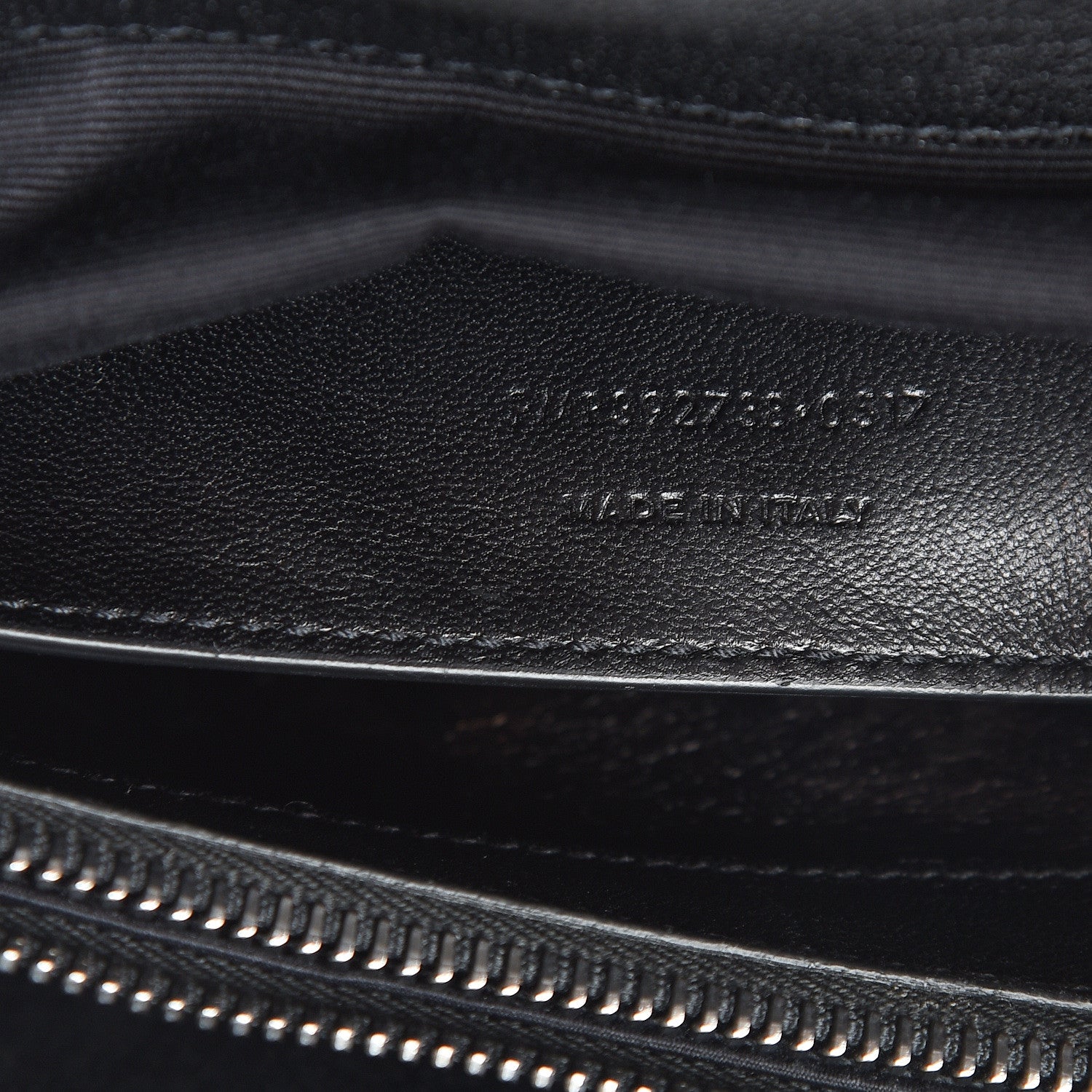 Saint Laurent Sheepskin Matelasse Chevron Monogram Large College Satchel Black 6 of 12