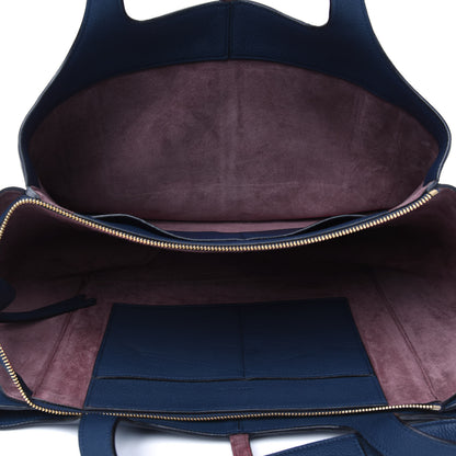Celine Baby Grained Calfskin Medium Tri-Fold Bag Steel Blue 5 of 21