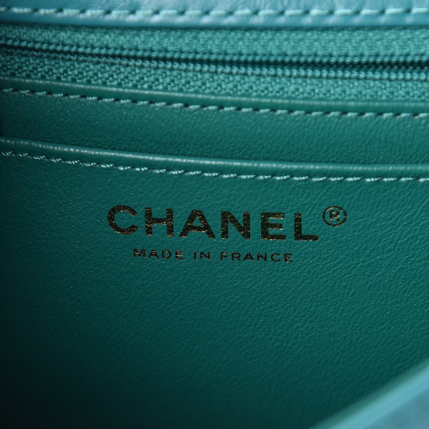 Aged Calfskin Quilted 2.55 Reissue Mini Flap Green
