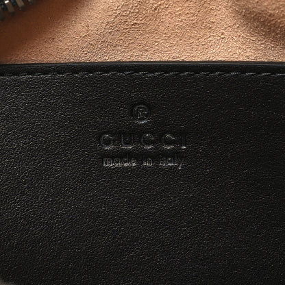 Gucci Calfskin Matelasse Small GG Marmont Chain Shoulder Bag Black 6 of 10