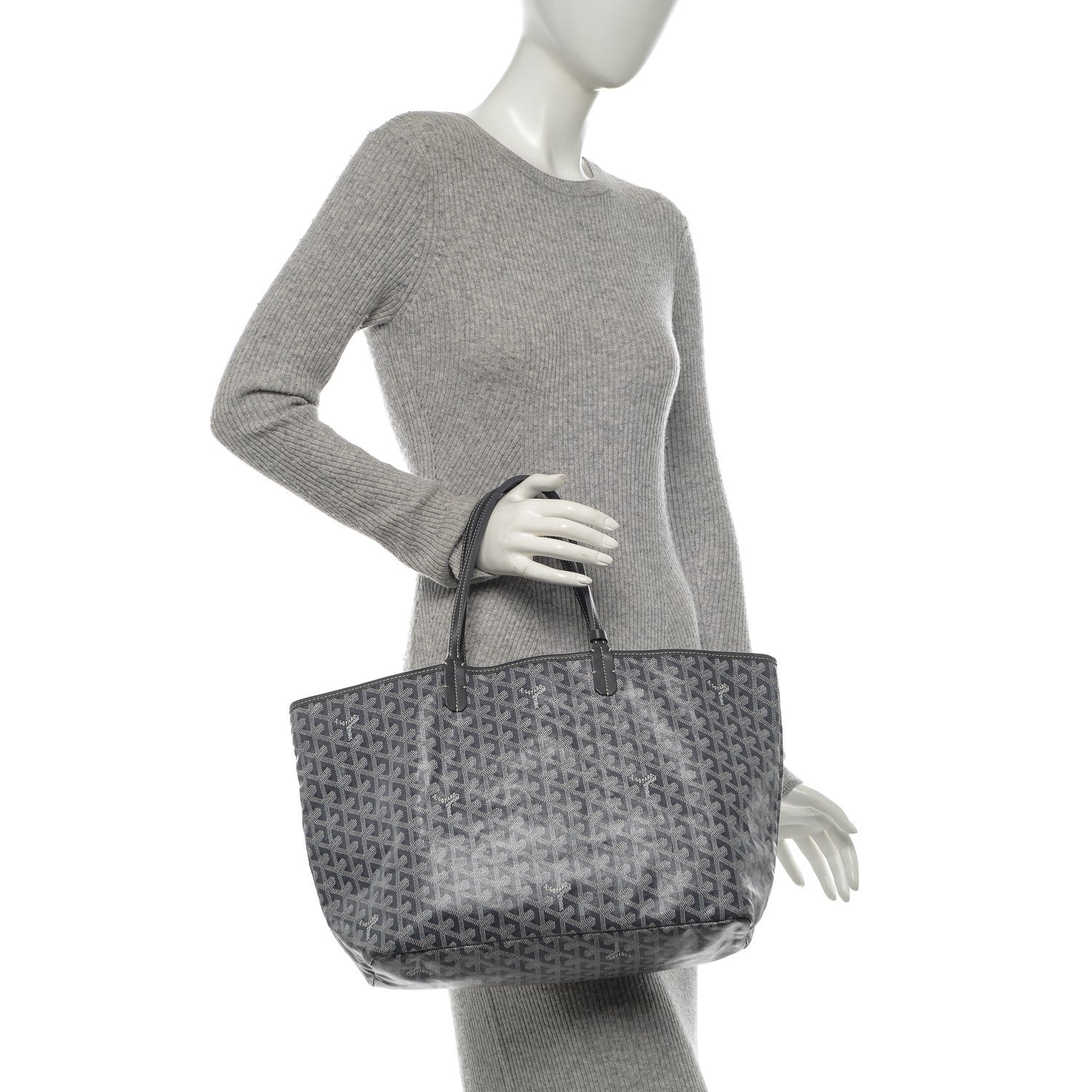 Goyard Goyardine Saint Louis PM Grey 2 of 9