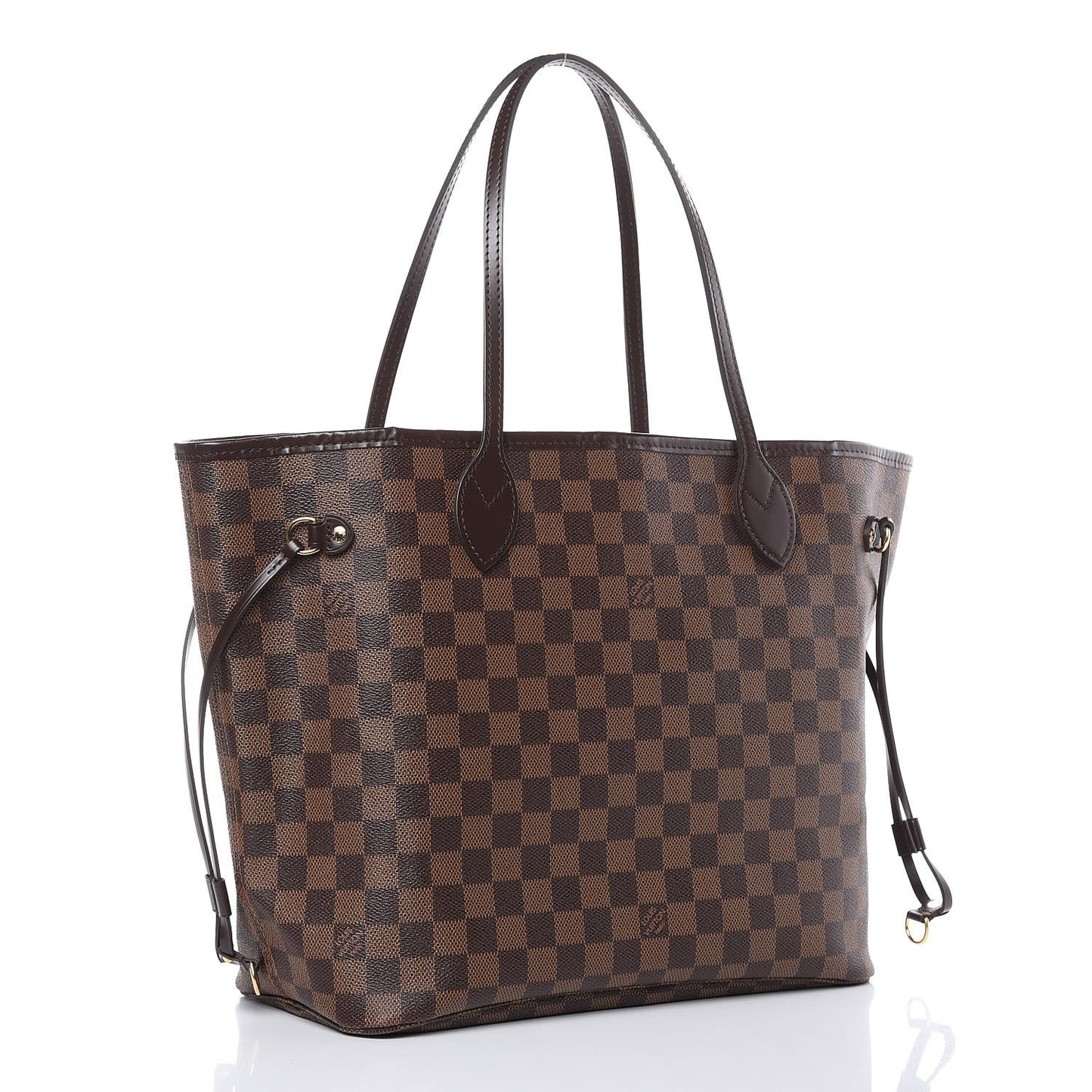 Damier Ebene Neo Neverfull MM Rose Ballerine