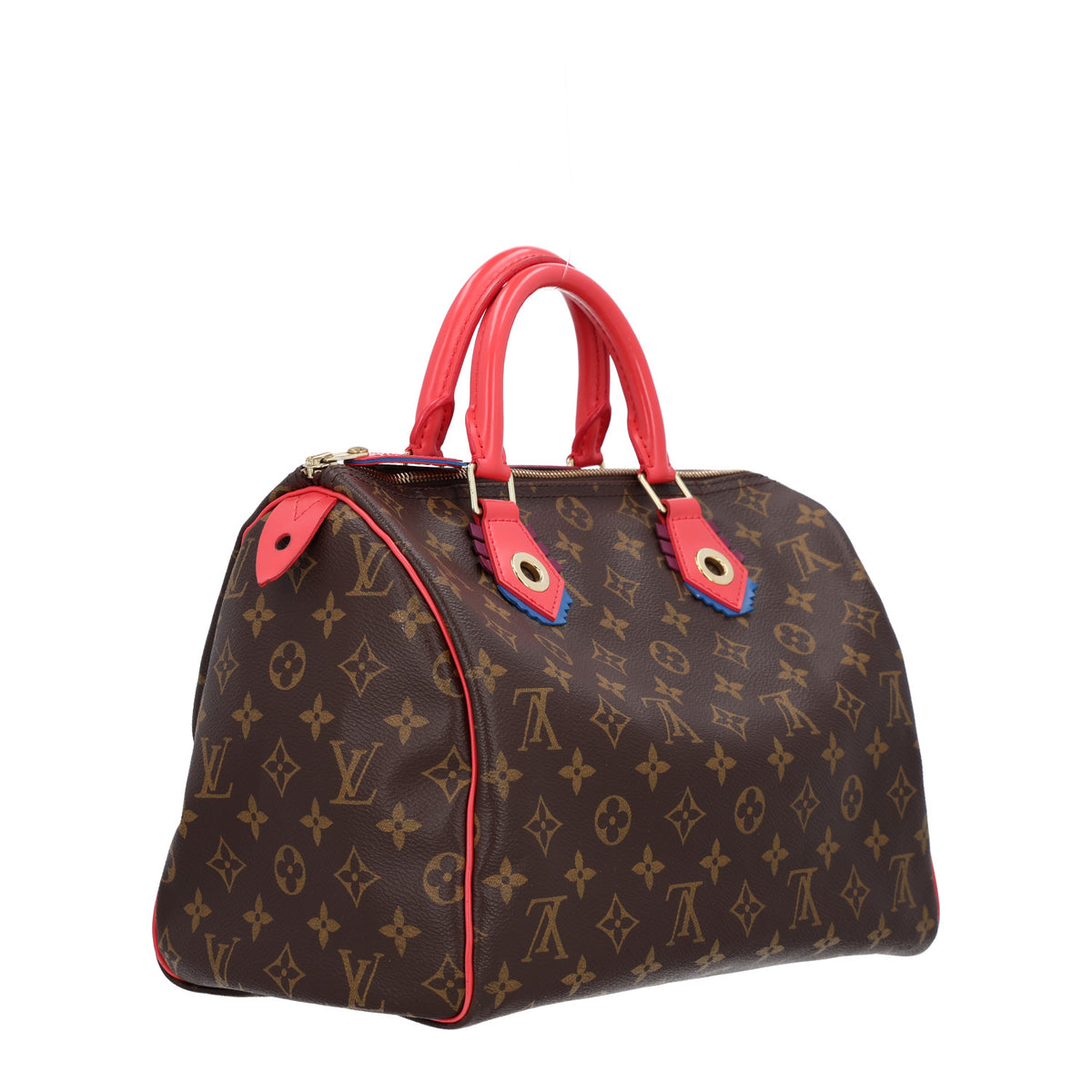 Louis Vuitton Monogram Totem Speedy 30 Magenta 3 of 9