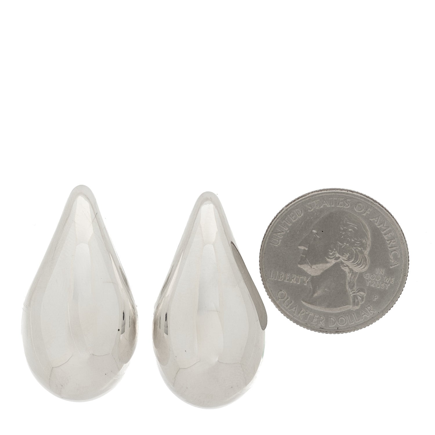 Bottega Veneta Sterling Silver Small Drop Earrings 2 of 5