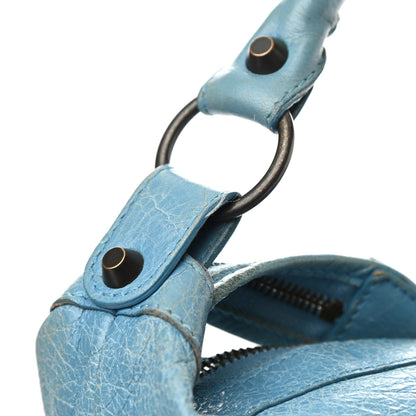 Balenciaga Agneau Classic Hardware Day Hobo Bleu Indigo 12 of 13