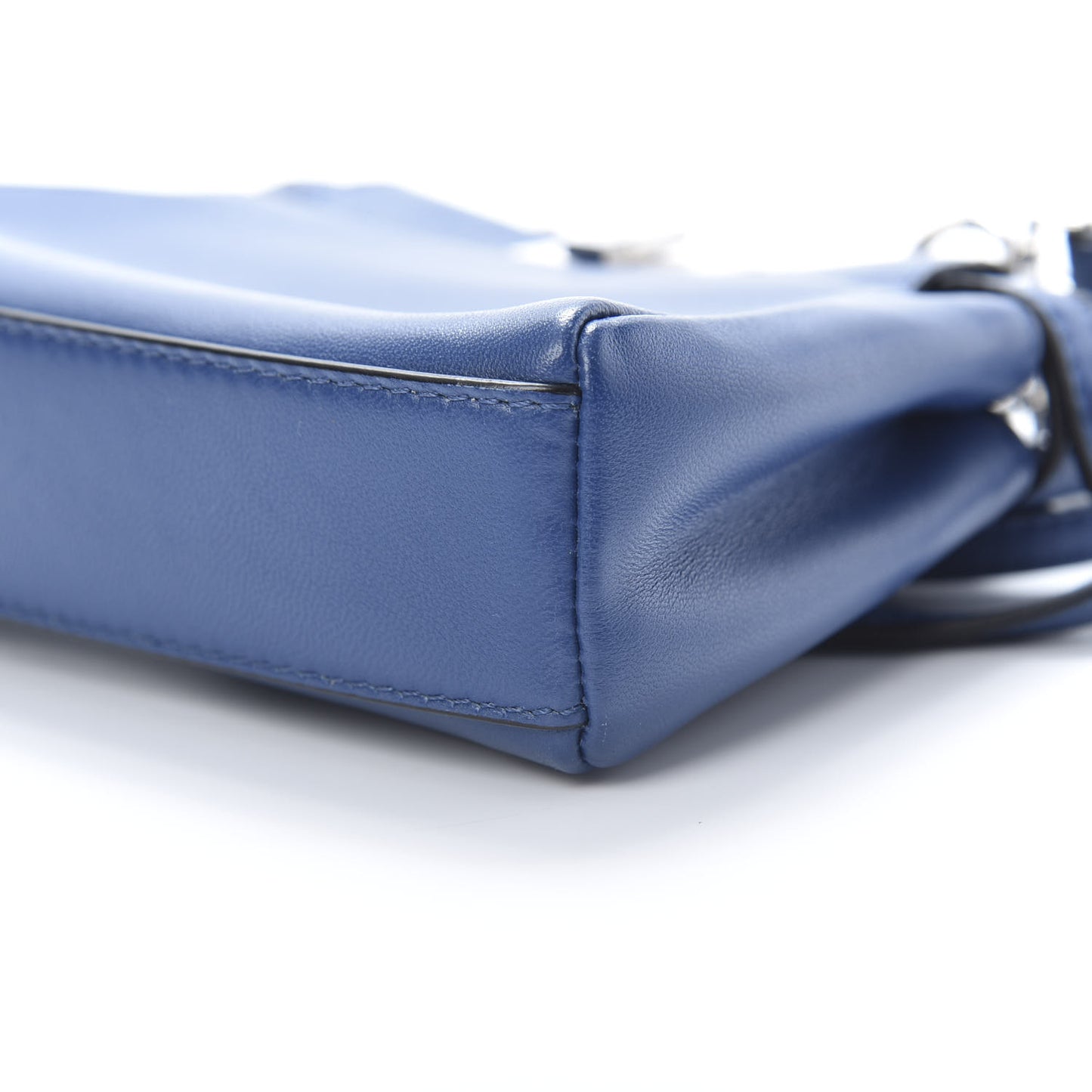Shiny Nappa Micro Peekaboo Iconic Satchel Iris