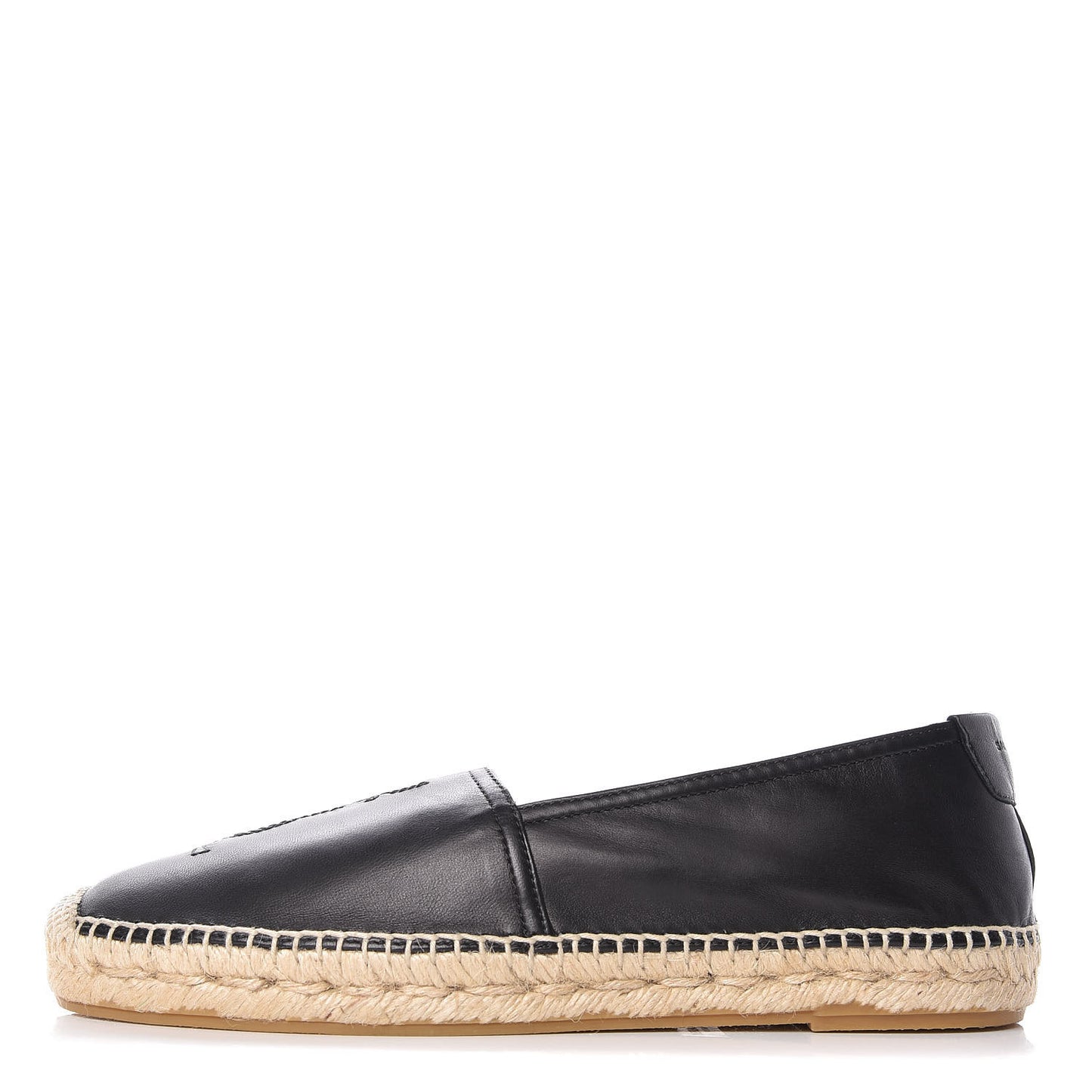 Lambskin Mens Monogram Espadrilles 39 Black