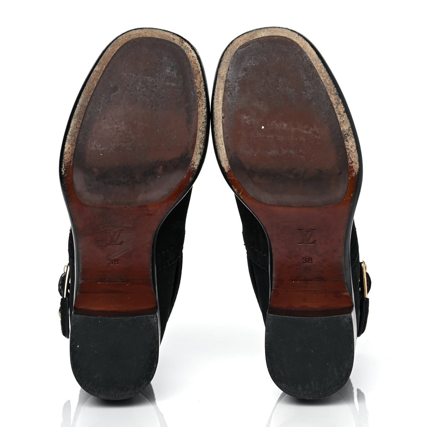 Suede Calfskin Hunting Ankle Boots 38