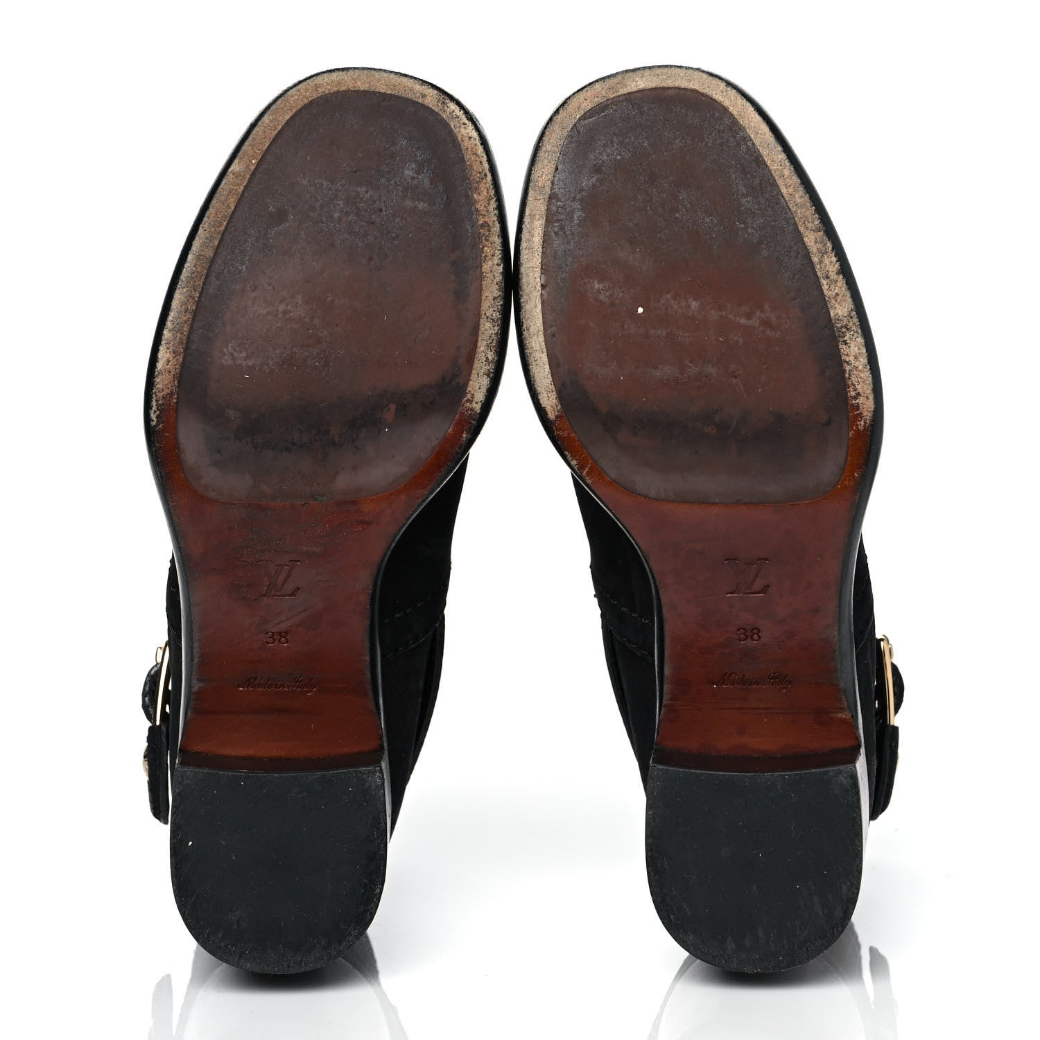 Louis Vuitton Suede Calfskin Hunting Ankle Boots 38 5 of 6