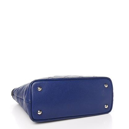 Chanel Grained Calfskin Shopping Fever Tote Blue 3 of 12