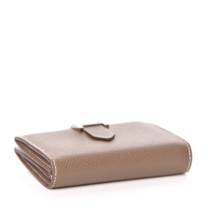Hermes Epsom Bearn Card Holder Wallet Etoupe 4 of 8