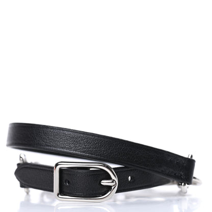 Hermes Swift Etrier Double Tour Bracelet T1 Black 3 of 7
