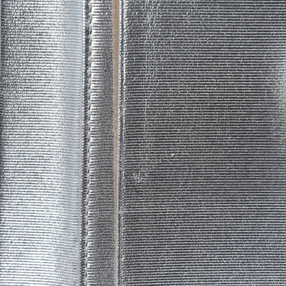 Bottega Veneta Metallic Grosgrain Intrecciato Continental Wallet Silver 7 of 12