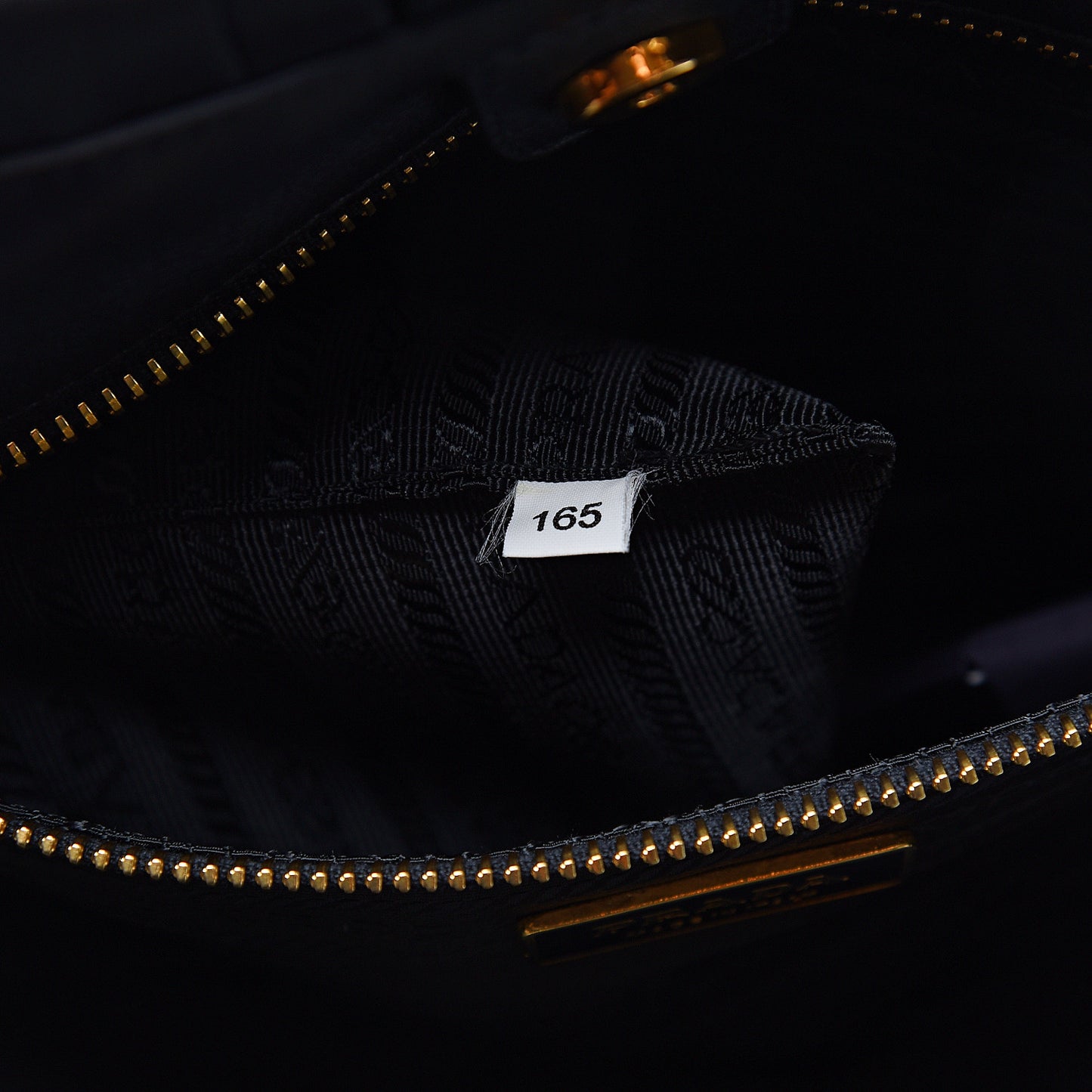Tessuto Nylon Weave Shopping Tote Black