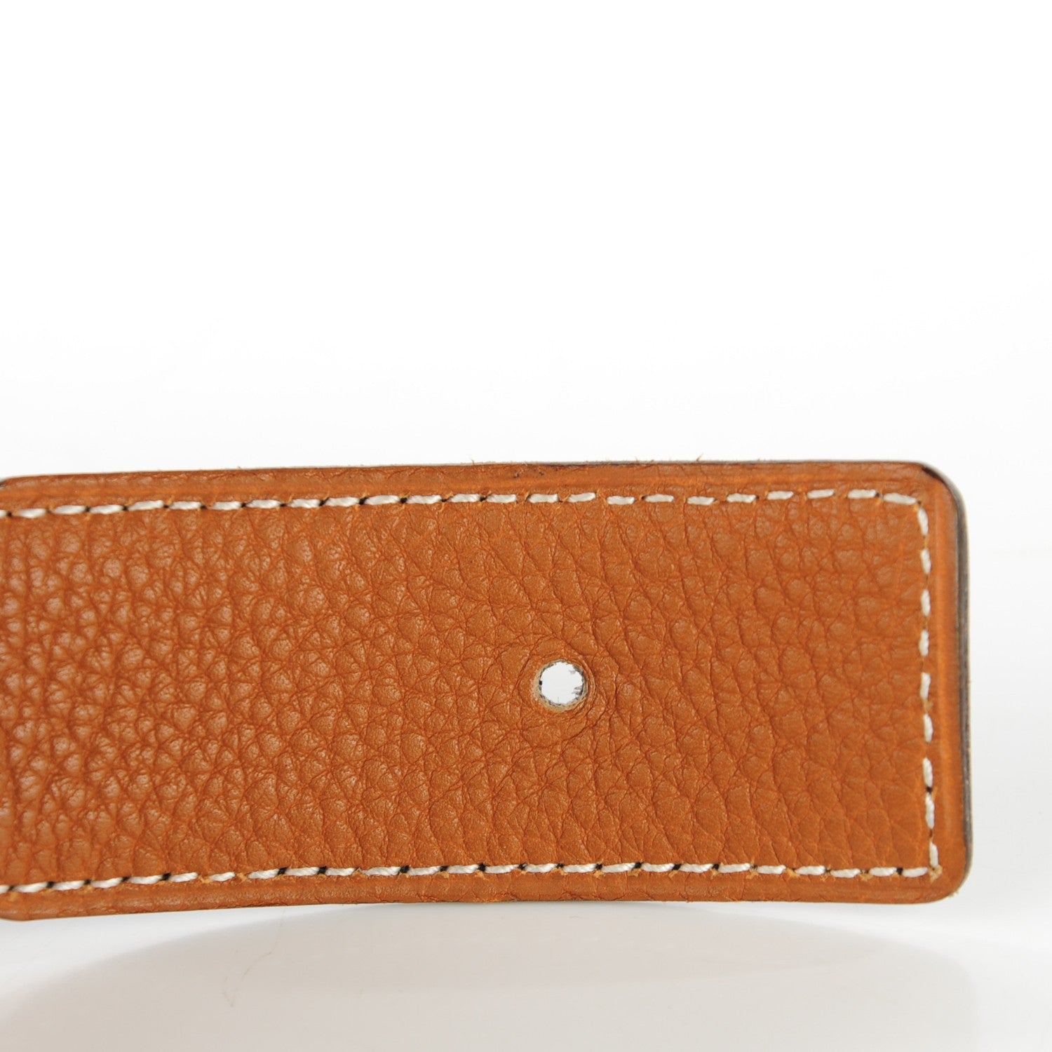 Hermes Box Togo 32mm H Belt 90 Black Gold 11 of 13