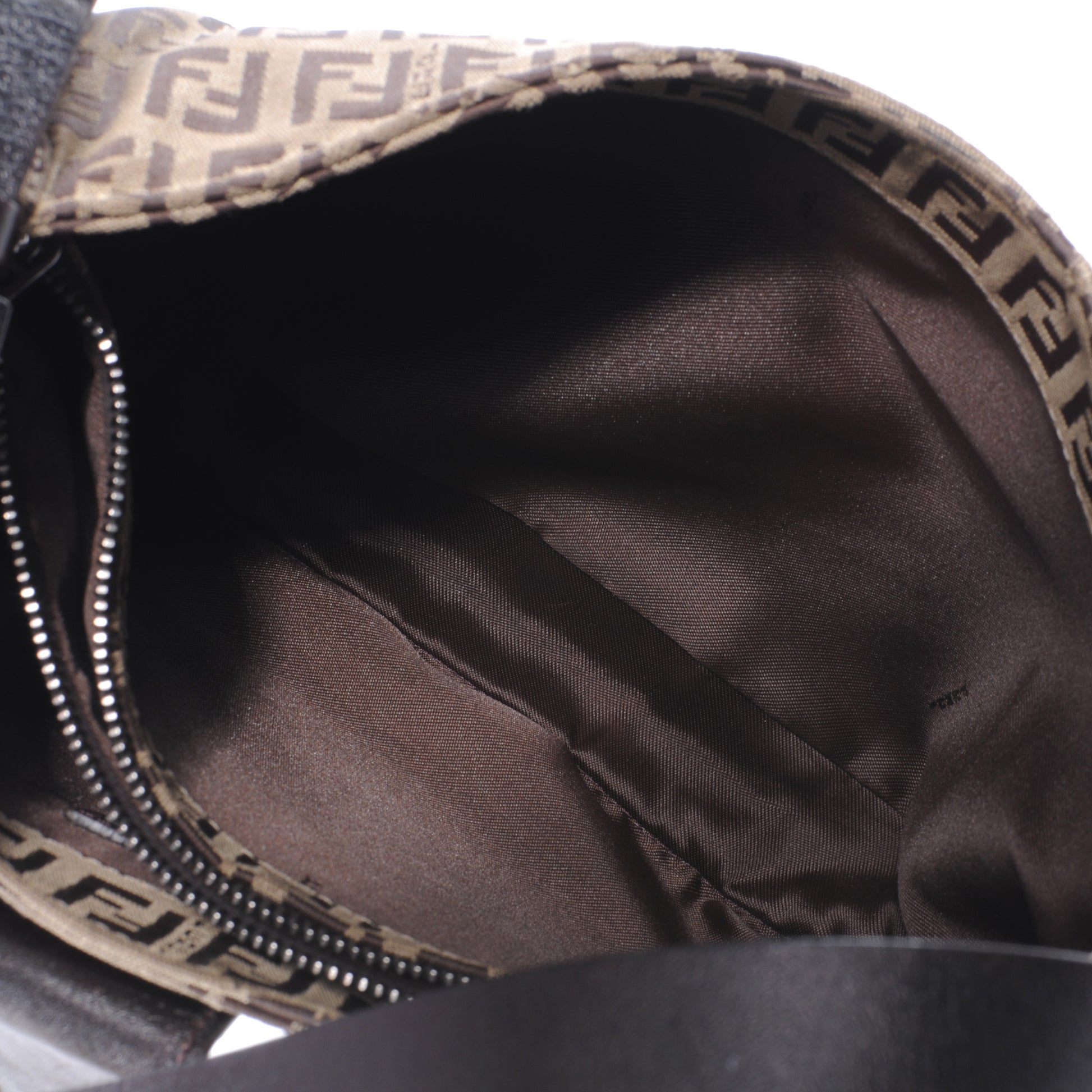 Fendi Zucchino Small Hobo Tobacco 10 of 10