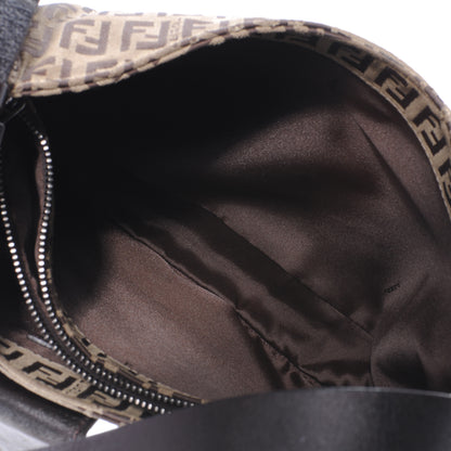 Fendi Zucchino Small Hobo Tobacco 10 of 10
