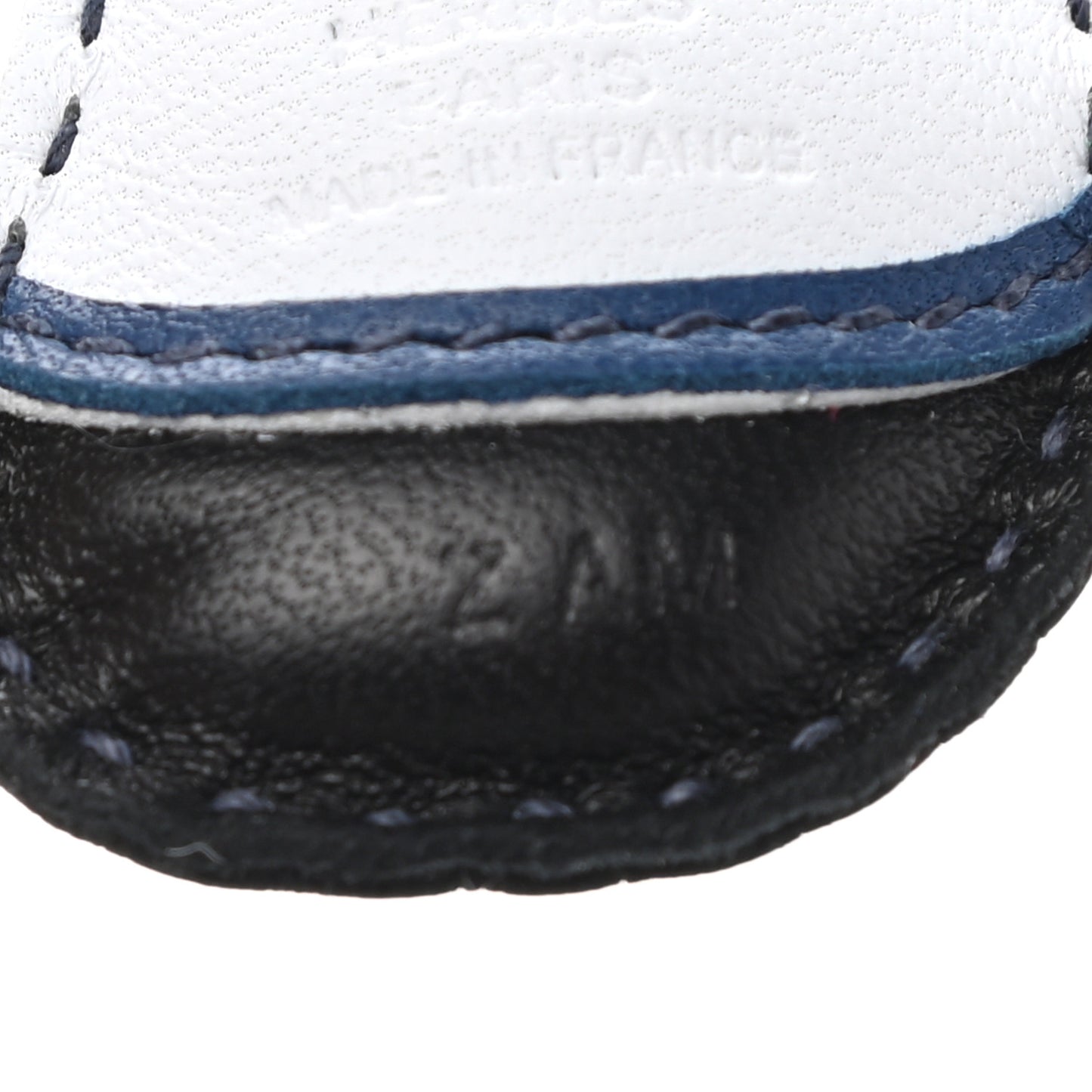 Milo Lambskin Geegee Camail Bag Charm Blue Brume Menthe Black Blue Nuit