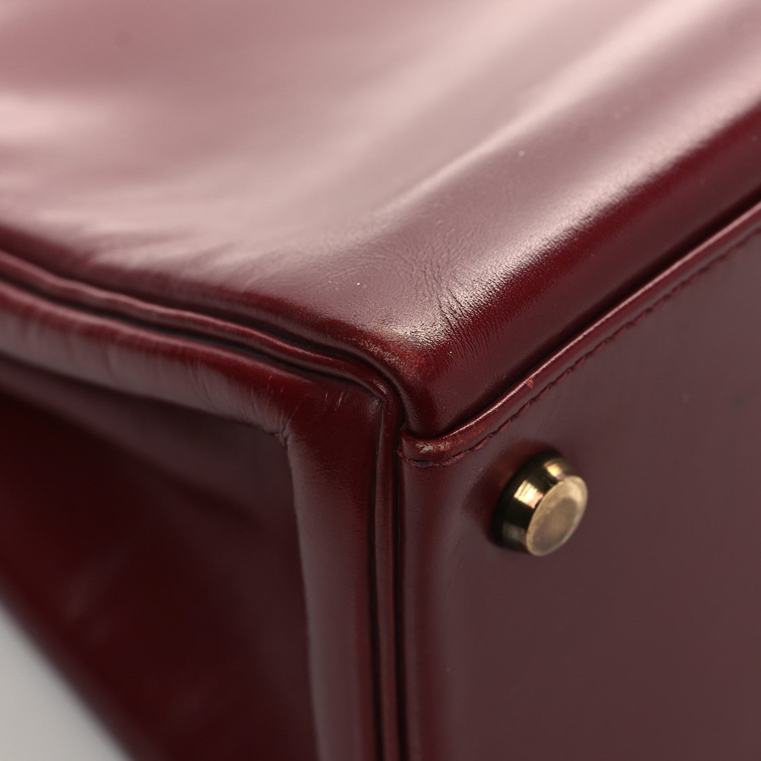 Hermes Box Kelly Retourne 28 Rouge H 11 of 14