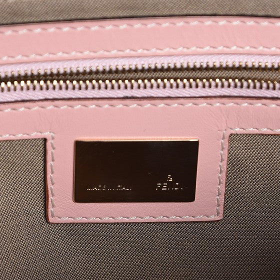 Fendi Calfskin Woven Baguette Cipria Beige Phard 6 of 12
