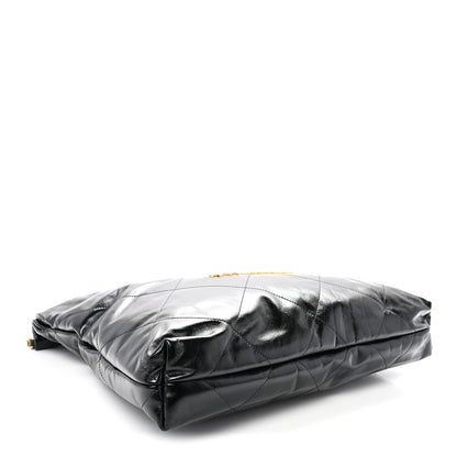 Chanel Shiny Calfskin Quilted Chanel 22 Black 5 of 11