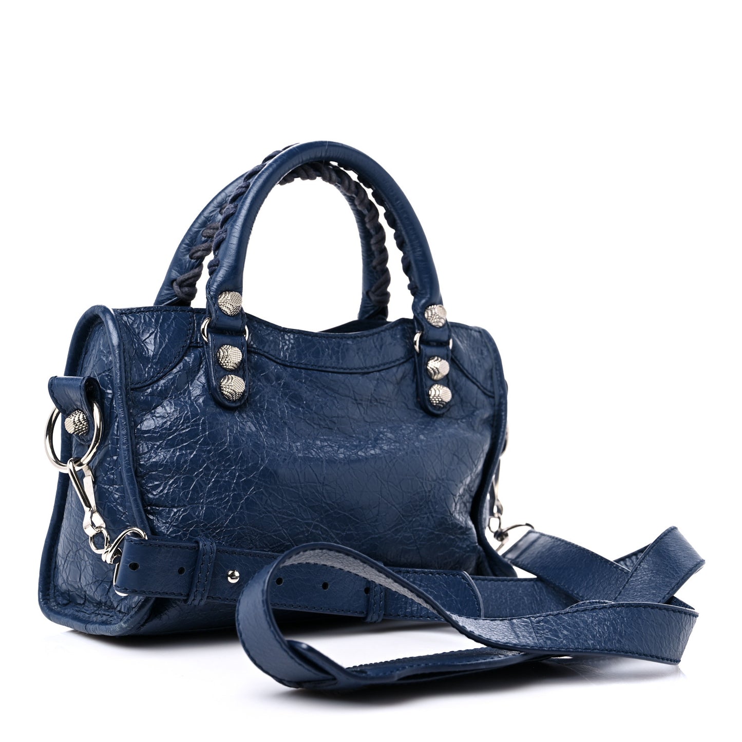 Agneau Giant 12 Silver Hardware Mini City Bleu Roi
