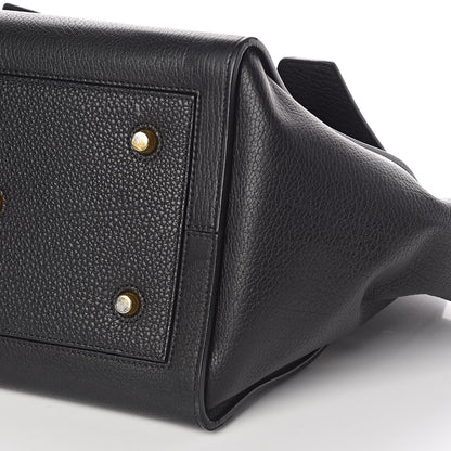 Celine Crisped Calfskin Medium Tie Knot Tote Black 9 of 9