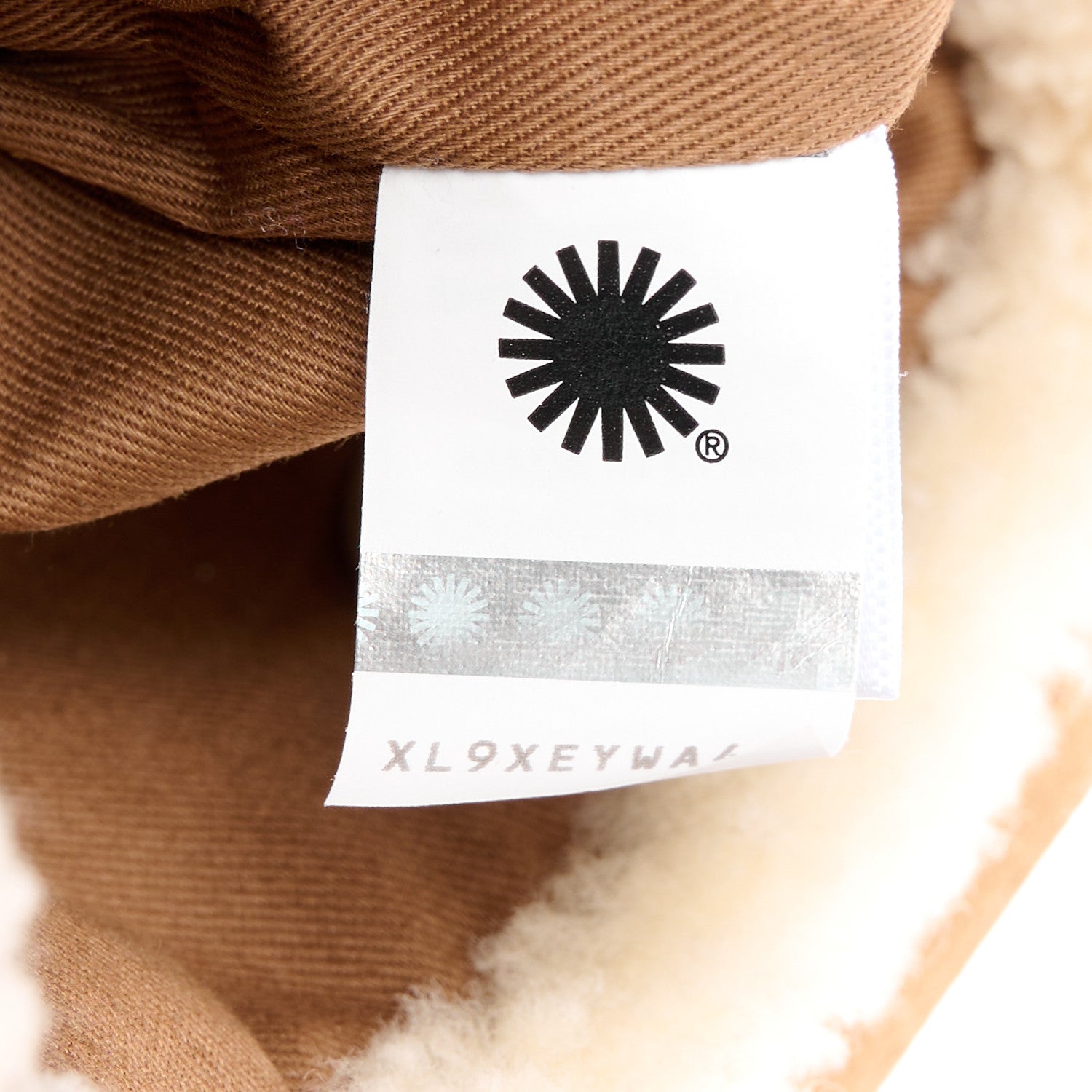 Telfar X UGG Suede Shearling Medium Shopping Bag Chestnut 7 of 12