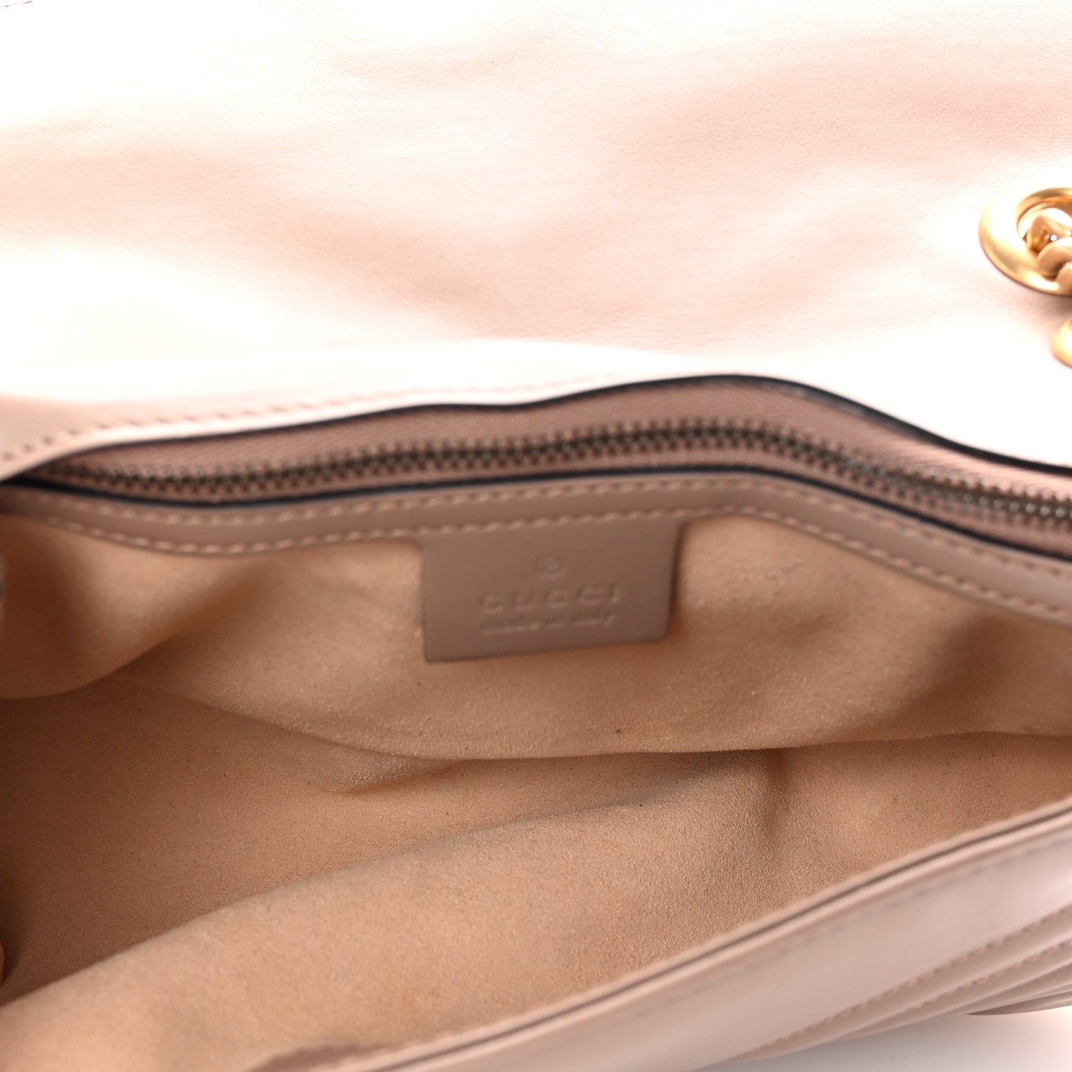Gucci Calfskin Matelasse Small GG Marmont Shoulder Bag Porcelain Rose 5 of 10