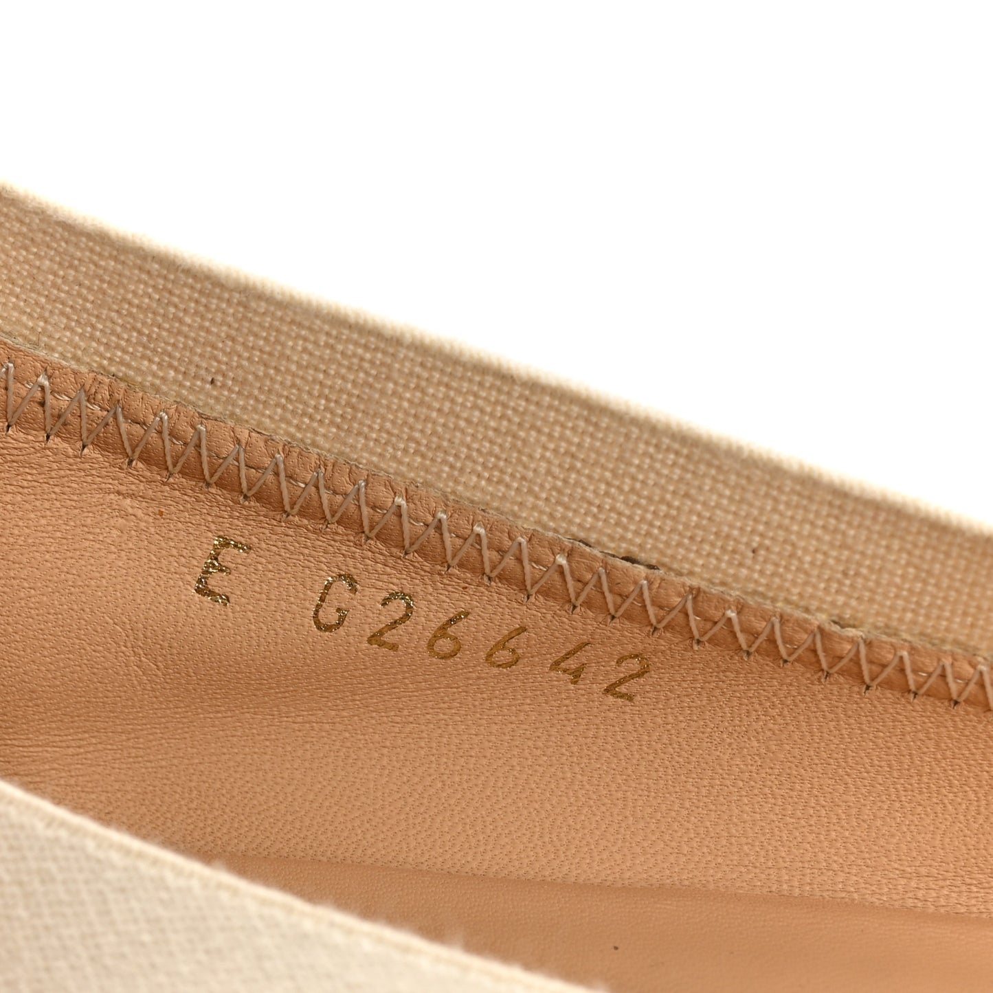 Sequin Lambskin Cap Toe Ballerina Flats 40 Gold