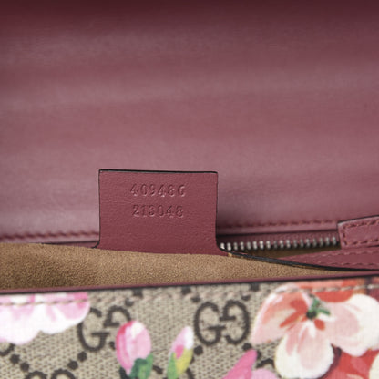 Gucci GG Supreme Monogram Blooms Medium Padlock Shoulder Bag Beige Multicolor Dry Rose 7 of 13