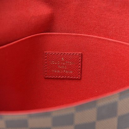 Louis Vuitton Damier Ebene Pochette Felicie Chain Wallet 6 of 9