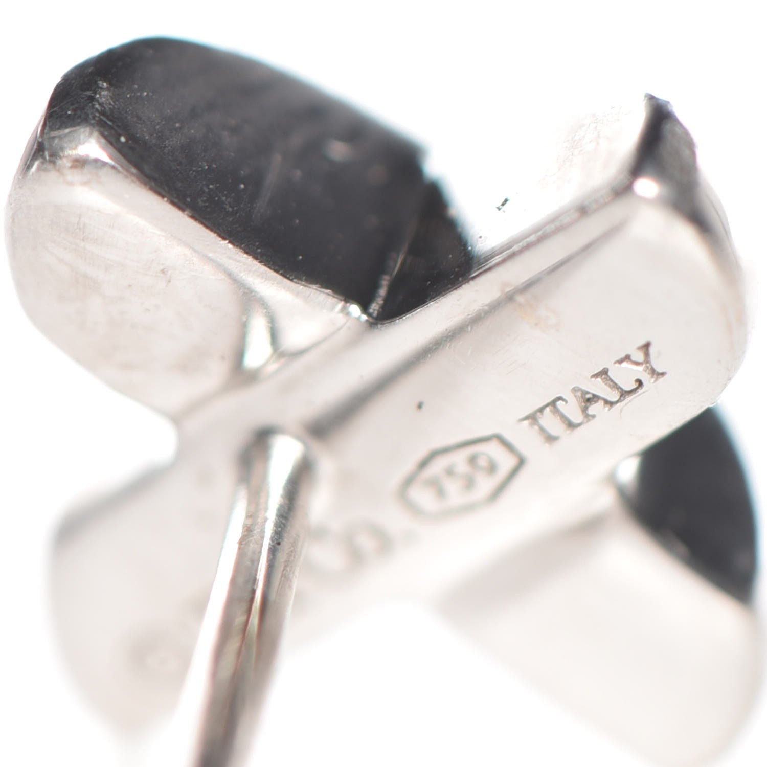 Tiffany 18K White Gold Diamond Paloma Picasso X Kiss Earrings 5 of 9