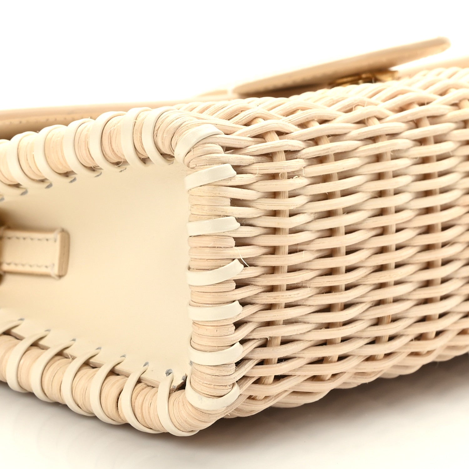 Jacquemus Wicker Le Bambino Long Ivory 7 of 8